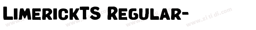 LimerickTS Regular字体转换